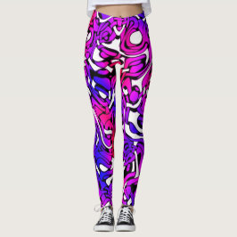 Retro Funky Bright Colours Pop Art Leggings