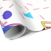 Retro Funky Cadeaupapier (Rol Hoek)