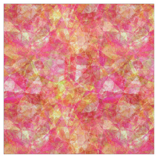 Retro Funky Cool Modern Polygon Mosaic Pattern Stof