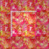 Retro Funky Cool Modern Polygon Mosaic Pattern Stof (Delen)