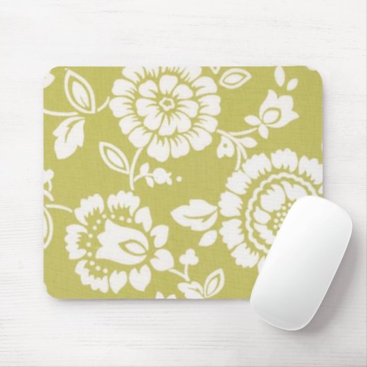 Retro Funky Floral Mousepad Muismat (Met muis)