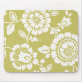 Retro Funky Floral Mousepad Muismat (Voorkant)
