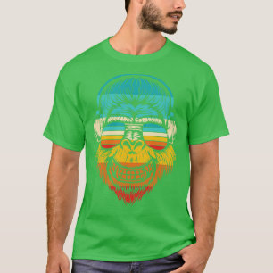 Retro Funky Gorilla T-shirt
