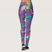 Retro Funky Leggings (Achterkant)