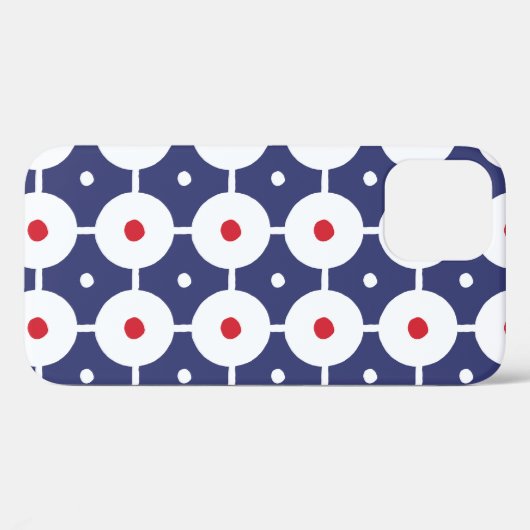 Retro Funky naadloos ontwerp Case-Mate iPhone Case (Achterkant (horizontaal))