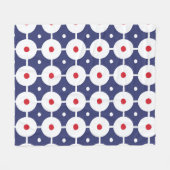 Retro Funky naadloos ontwerp Fleece Deken (Voorkant (Horizontaal))