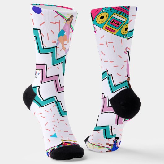 Retro Funky Sokken (Gebogen)