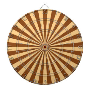 retro funky sun strepen 5 dartbord