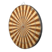 retro funky sun strepen 5 dartbord (Voorkant Rechts)