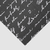 Retro Funky Trendy Pattern Chalkboard Tissuepapier (Detail)