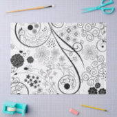 Retro Funky Trendy Pattern Tissuepapier (Craft)