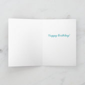 Retro Funny 80s Slang Birthday Card Kaart (Binnen)