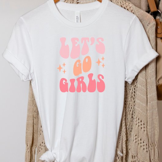Retro Funny Bachelorette laat het meidenfeest T-shirt