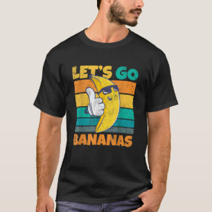 Retro  Funny Banana Meme Laat Banaan Koel T-shirt
