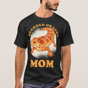 Retro Funny Bearded Dragon Mam Reptile Kee T-shirt