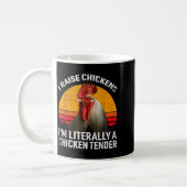 Retro Funny Chicken Lover Gift – I Raise Chickens  Koffiemok (Links)