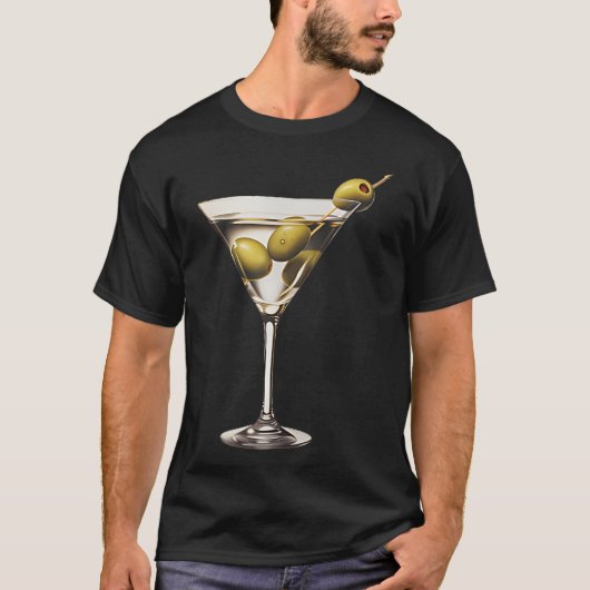 Retro Funny Filthy Martini Dirty Martini S T-shirt (Voorkant)