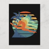 Retro Funny Gymnastic Women Acrobat Sports Lover Briefkaart (Voorkant)