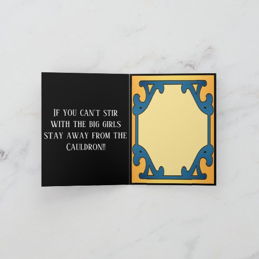 Retro Funny Halloween Kaarten (Binnen)