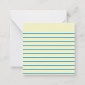 Retro Funny Halloween Kaarten Notitiekaartje (Achterkant)