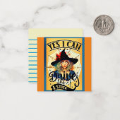 Retro Funny Halloween Kaarten Notitiekaartje (Voorkant / Achterkant in situ)