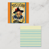 Retro Funny Halloween Kaarten Notitiekaartje (Voorkant / Achterkant)