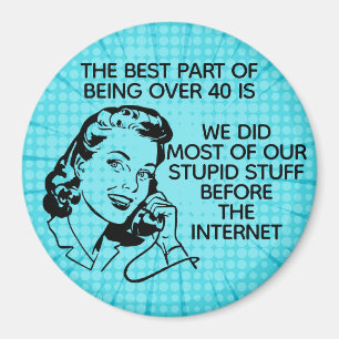 Retro Funny, meer dan 40 Magnet