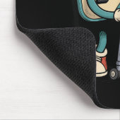 Retro Funny Old Gamer 80s 90s Clic Video Game Humo Muismat (Hoek)