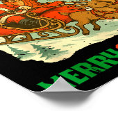 Retro Funny Santa Jesus The Boys Are Back In Town  Poster (Hoek)