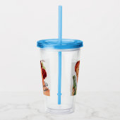 Retro Funny Soda Ad Joke Acryl Drinkbeker (Rechts)