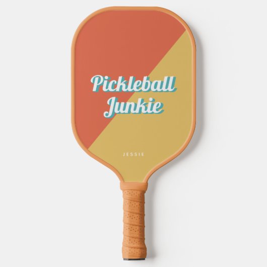 Retro Funny Specialized Pickleball Paddle (Voorkant)
