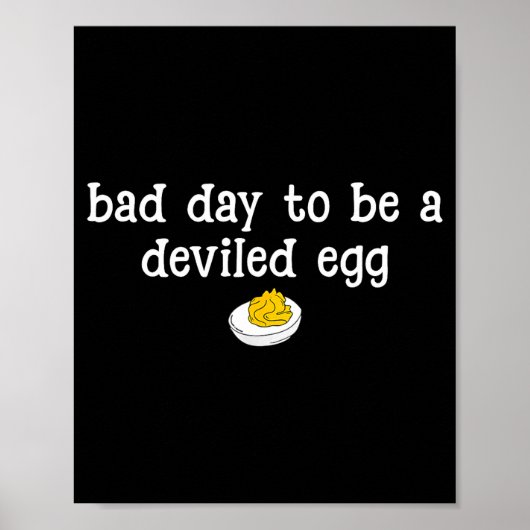 Retro Funny Thanksgiving Dinner Bad Day To Be A De Poster (Voorkant)