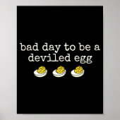 Retro Funny Thanksgiving Dinner Bad Day To Be A De Poster (Voorkant)