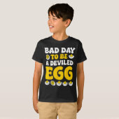 Retro Funny Thanksgiving Dinner Bad Day To Be A De T-shirt (Voorkant volledig)