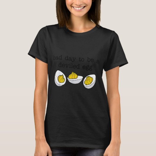 Retro Funny Thanksgiving Dinner Bad Day To Be A De T-shirt (Voorkant)