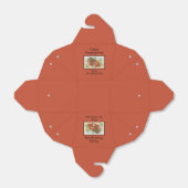 Retro Funny Thanksgiving leden kletsen Turkse Cart Bedankdoosjes (Uitgevouwen)