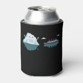 Retro Funny Titanic Iceberg 1912 Cruis Vessel Blikjeskoeler (Blikje Voorkant)