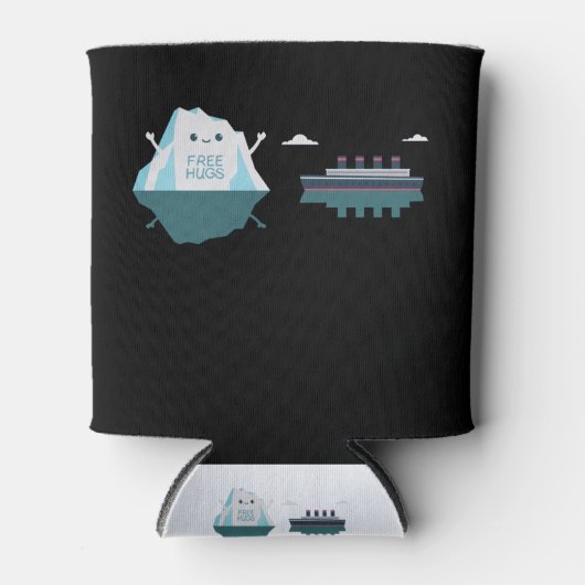 Retro Funny Titanic Iceberg 1912 Cruis Vessel Blikjeskoeler (Voorkant)