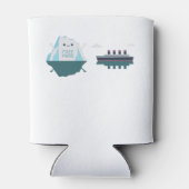 Retro Funny Titanic Iceberg 1912 Cruis Vessel Blikjeskoeler (Achterkant)