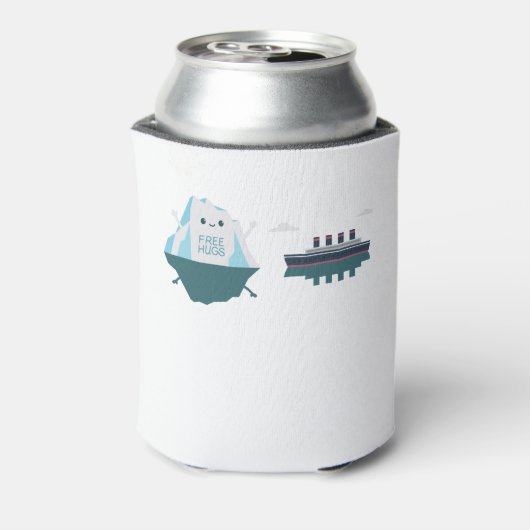 Retro Funny Titanic Iceberg 1912 Cruis Vessel Blikjeskoeler (Blikje Achterkant)