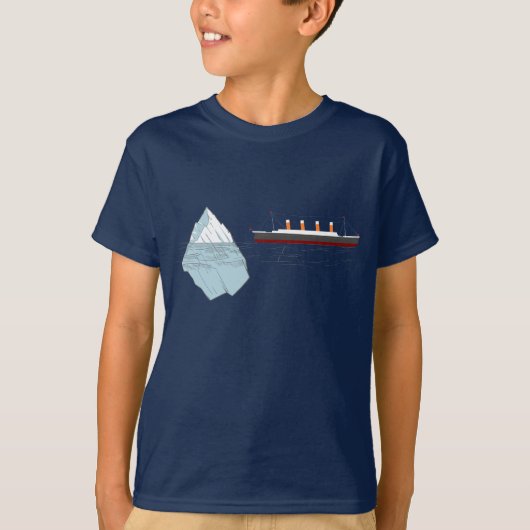 Retro Funny Titanic Ship 1912 T-shirt (Voorkant)