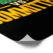 Retro Funny Trendy Sarcastic Saying Catholics Vs C Poster (Hoek)