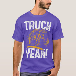 Retro Funny Truck Ja Monster Truck Tricks Stunts T-shirt