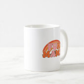 Retro Fur Mama Mug Design Koffiemok (Voorkant rechts)