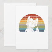 Retro Furry Fandom Furgeschiker Gift Feestdagenkaart (Voorkant / Achterkant)