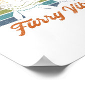  Retro Furry Fandom Furgeschiker Gift Poster (Hoek)