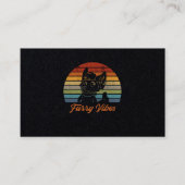  Retro Furry Fandom Furgeschiker Gift Visitekaartje (Voorkant)