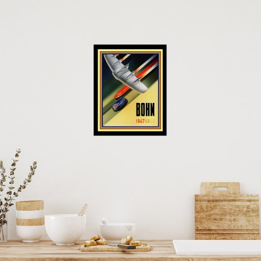 Retro Furturistic Bohn ad Print 16 x 20 (Keuken)