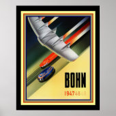 Retro Furturistic Bohn ad Print 16 x 20 (Voorkant)