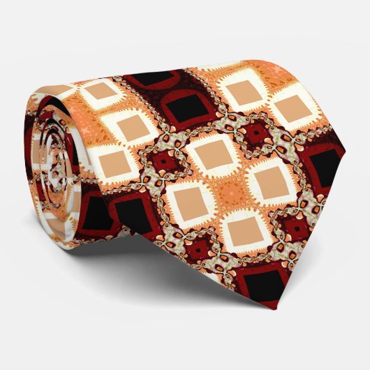 Retro Fusion Batika Mode Stropdas (Opgerold)